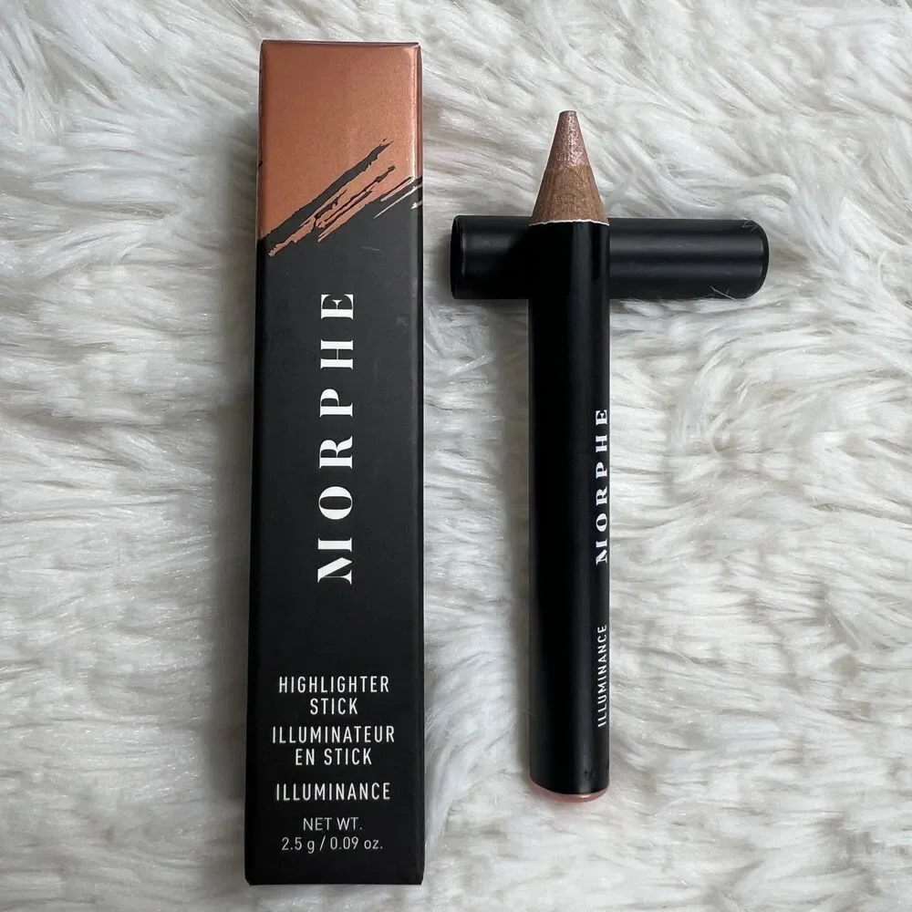 Morphe Illuminance Highlighter Stick Cream Shimmer Brow Sculpting Pencil 0.09 oz